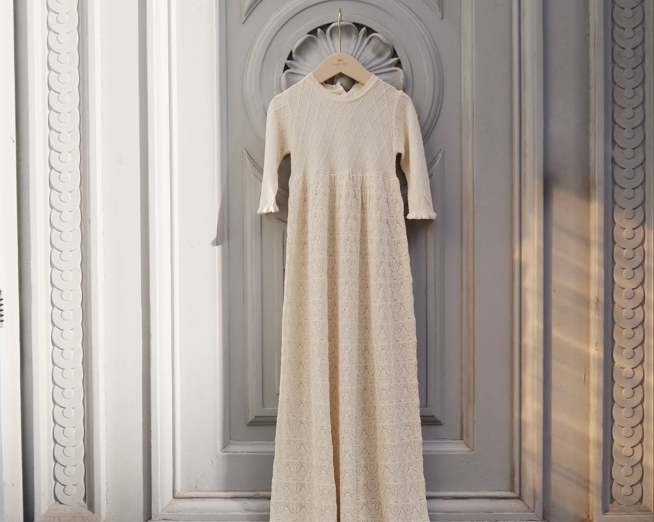 Konges Sløjd A/S BARBARA KNIT DRESS Dresses and skirts - Knit NATURE