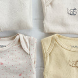 Konges Sløjd A/S BODYSTOCKINGS banana crepe/creole pink