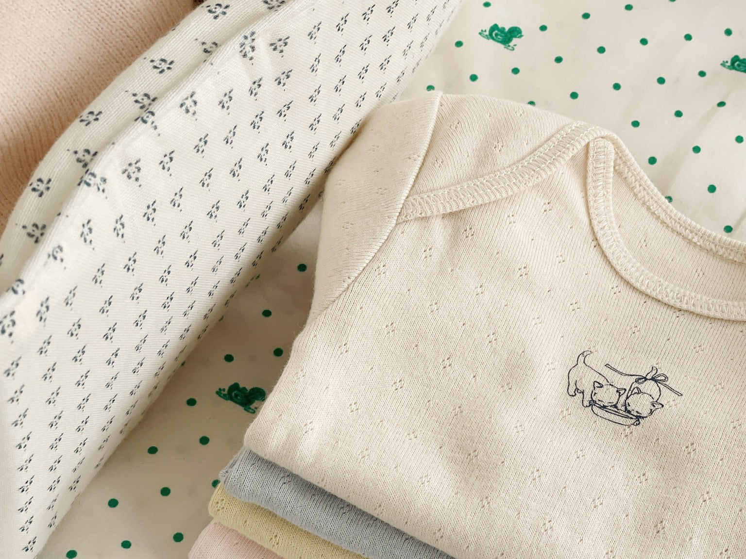 Konges Sløjd A/S BODYSTOCKINGS buttercream/pearl blue