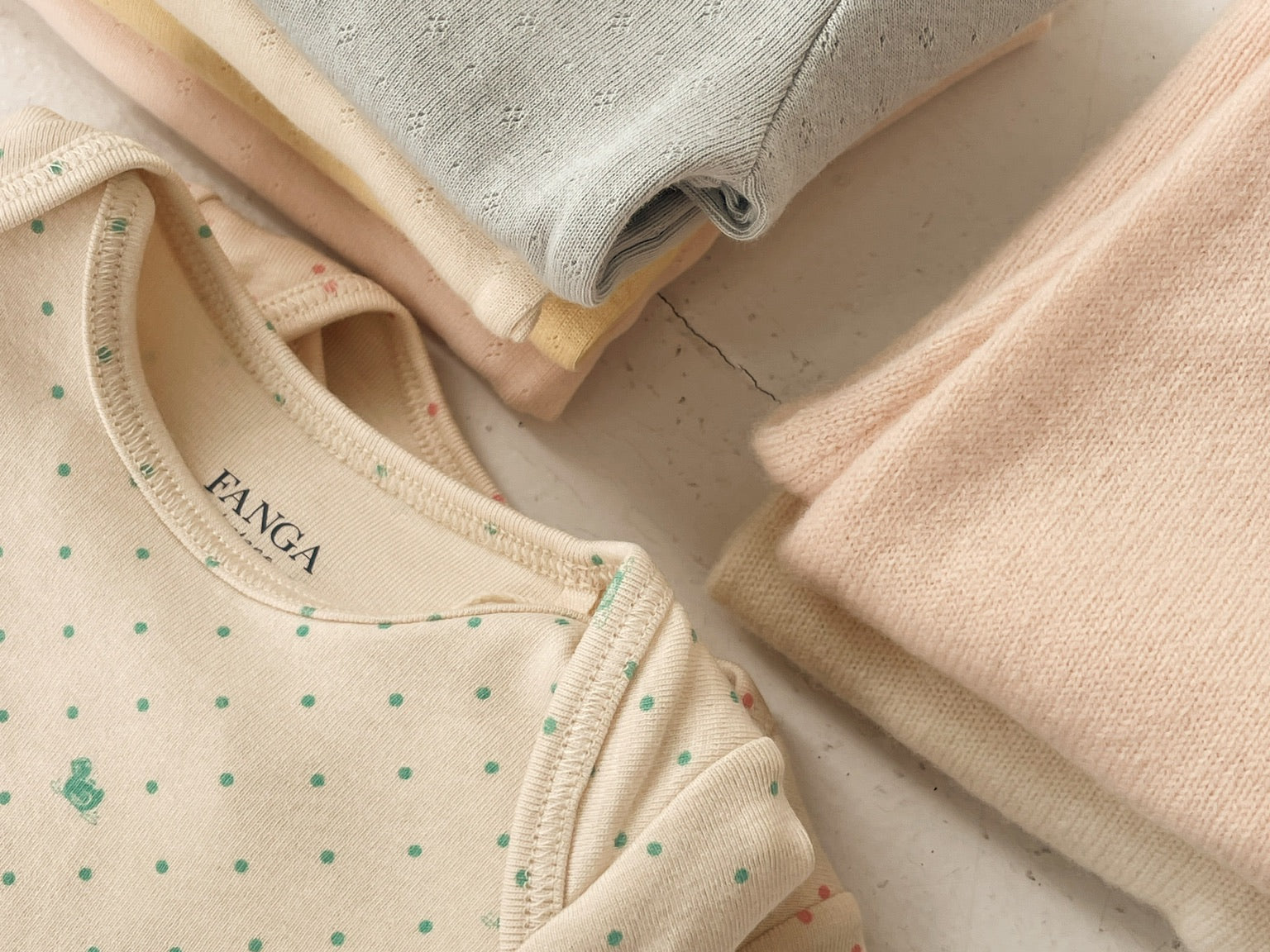 Konges Sløjd A/S BODYSTOCKINGS buttercream/pearl blue