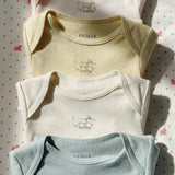 Konges Sløjd A/S BODYSTOCKINGS banana crepe/creole pink