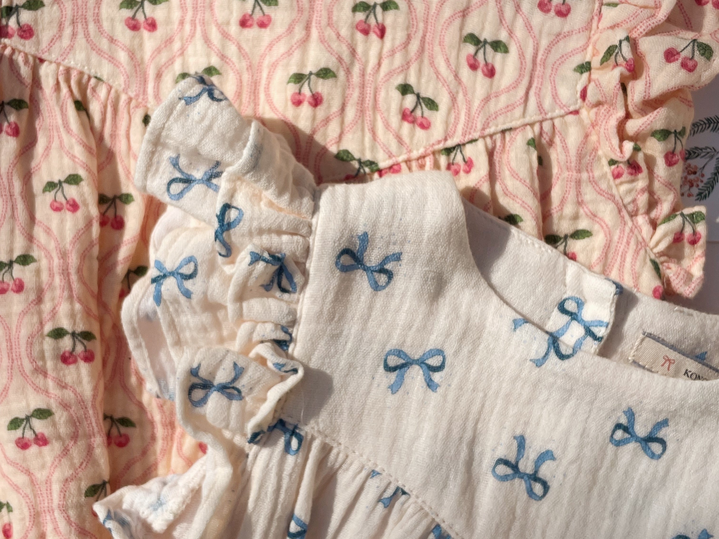 Konges Sløjd A/S WOVEN ROMPERS & JUMPSUITS bow bleu