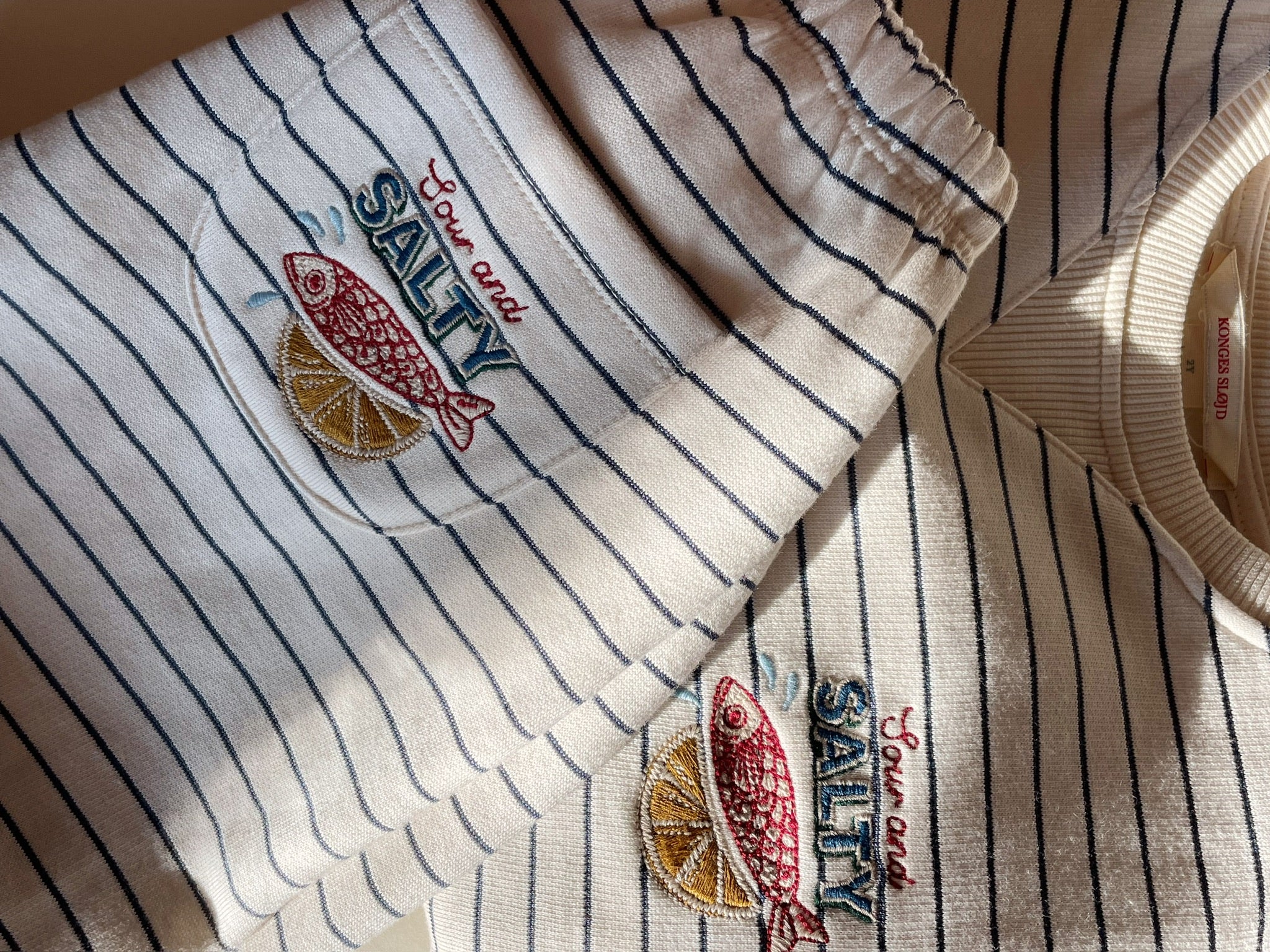 Konges Sløjd A/S JERSEY BLOUSES captains blue/antique white
