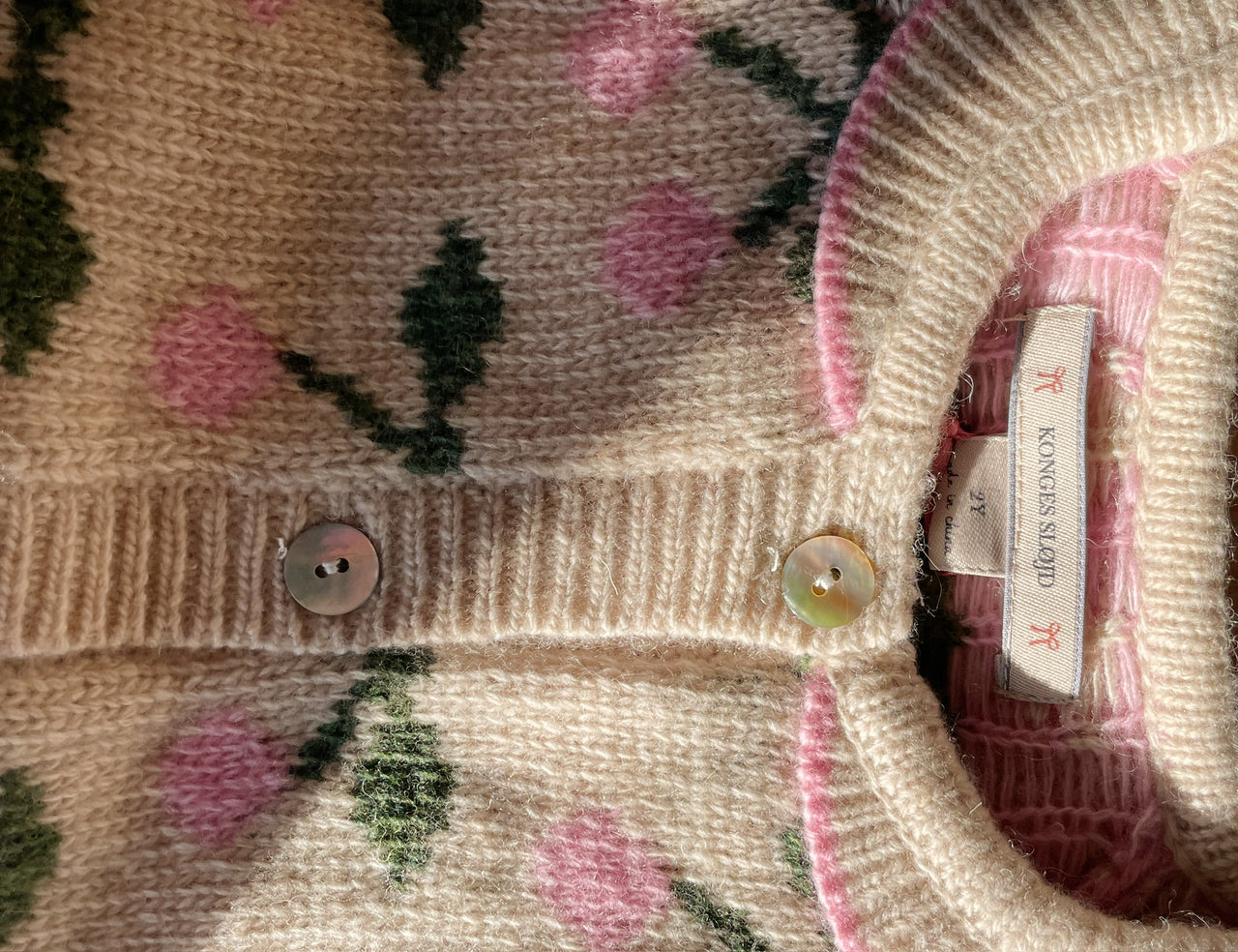 Konges Sløjd A/S KNITTED CARDIGANS cherry