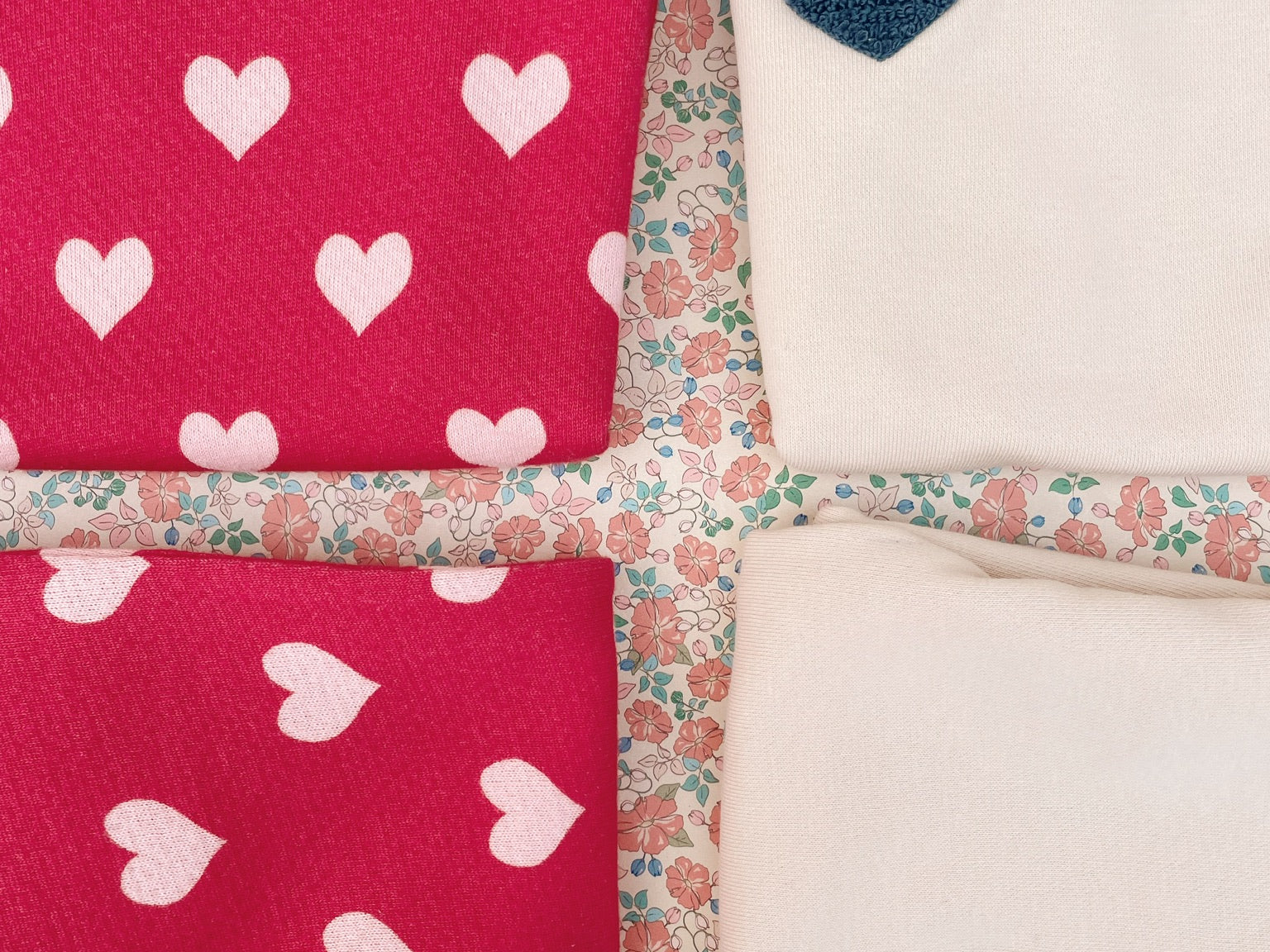 Konges Sløjd A/S JERSEY PANTS multi heart