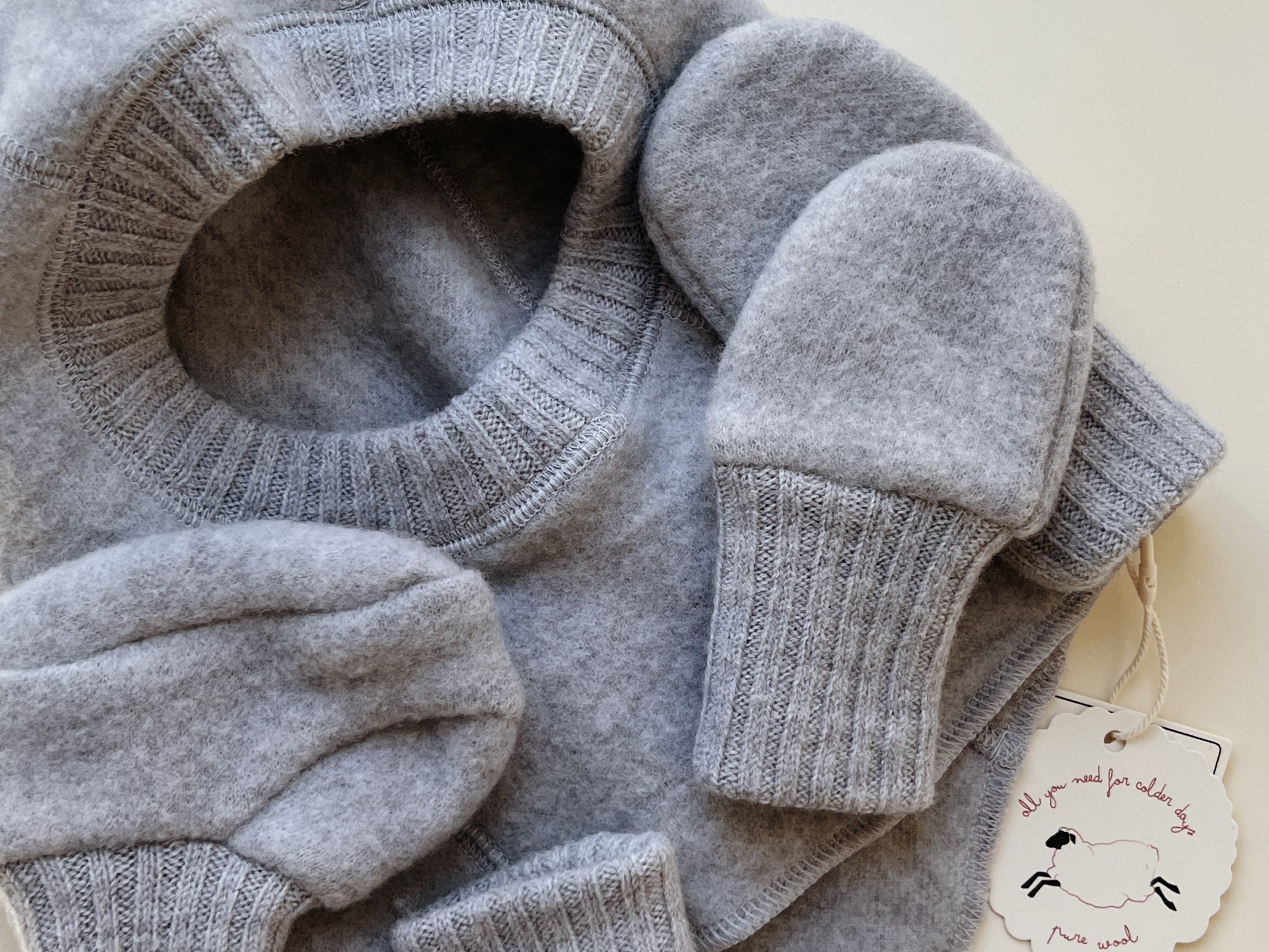 Konges Sløjd A/S BABY BOOTS grey melange