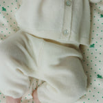 Konges Sløjd A/S KNITTED PANTS antique white