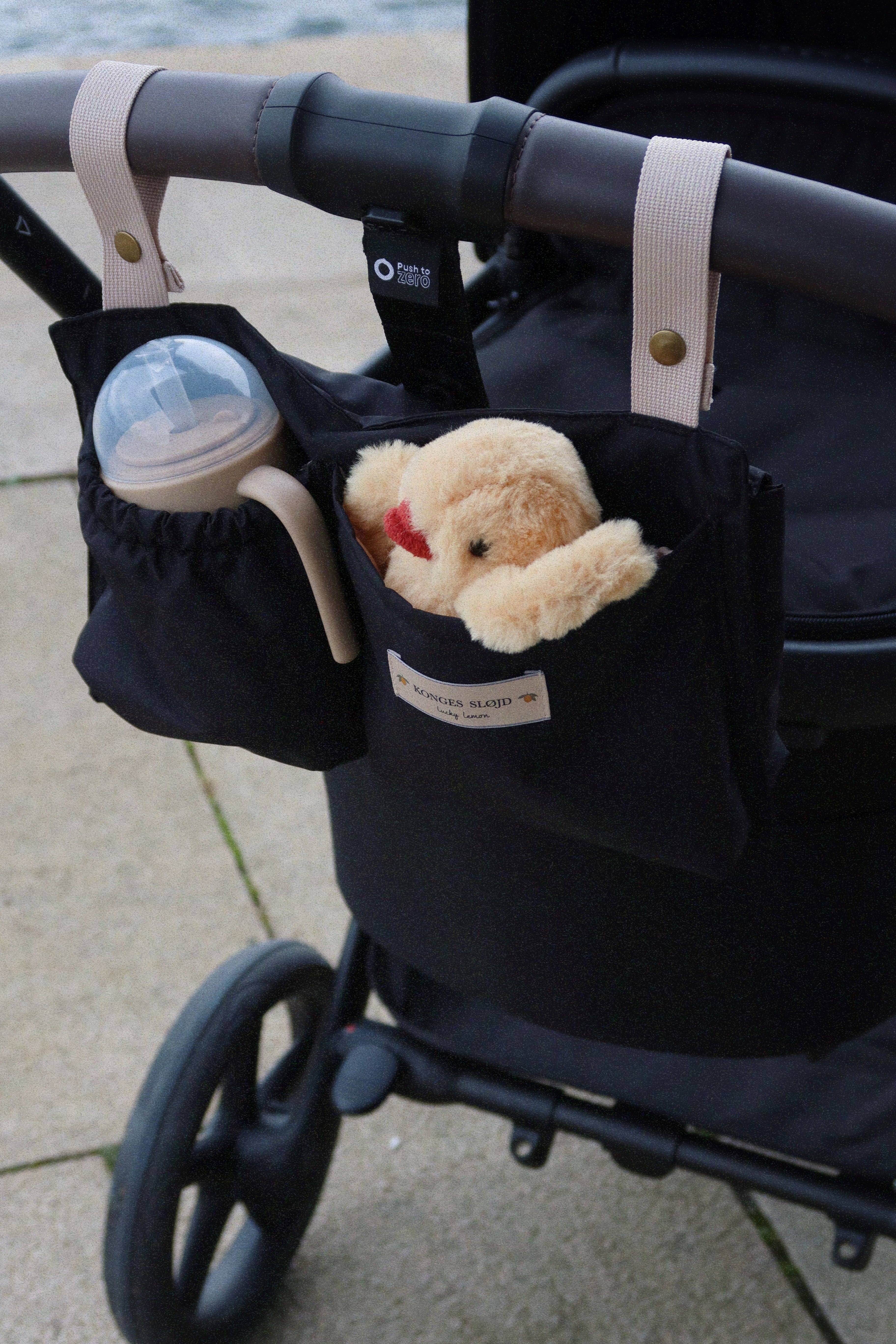 All you need stroller pocket - black – Konges Sløjd®