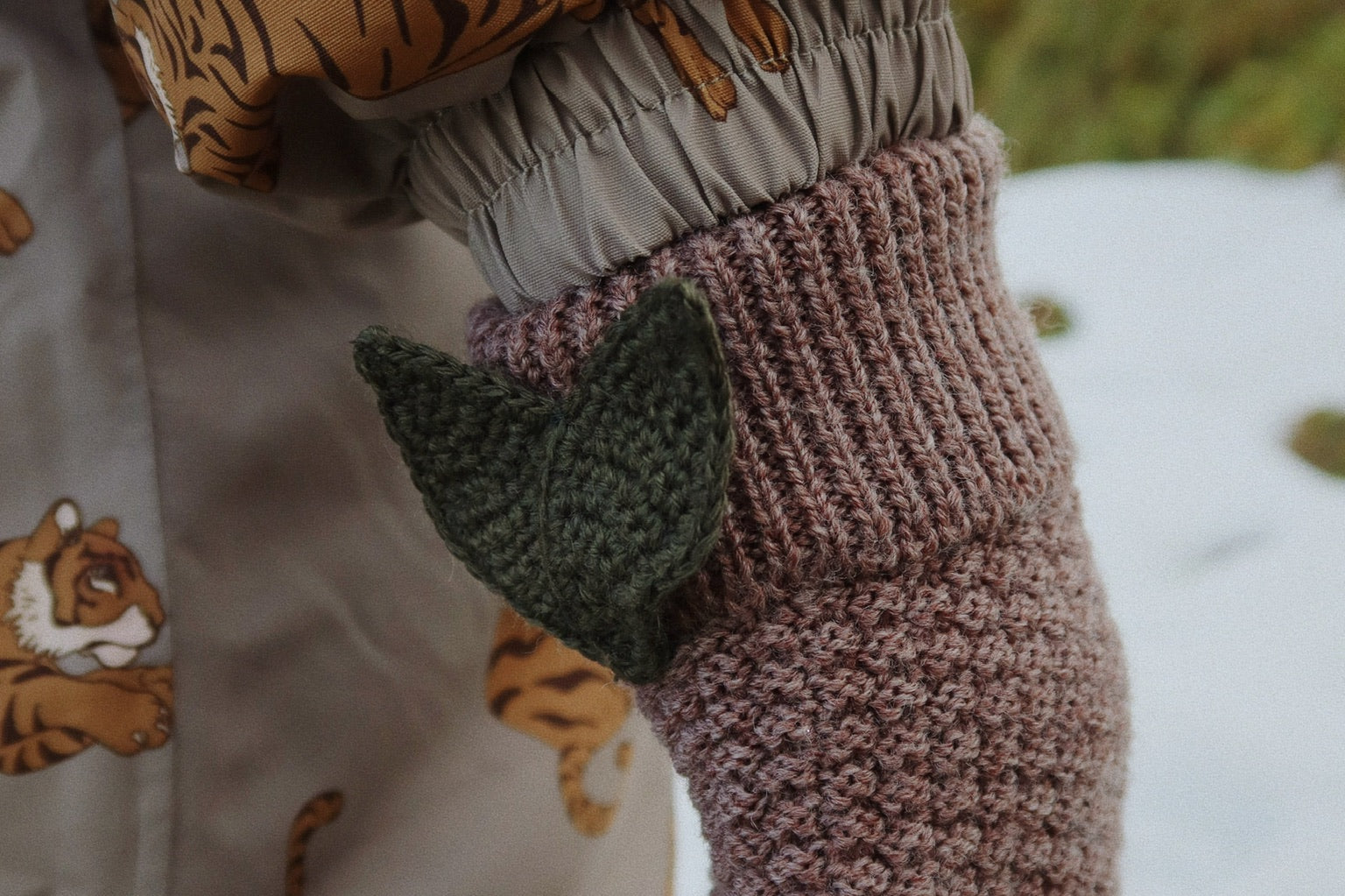 Konges Sløjd A/S MITTENS bunny brown melange