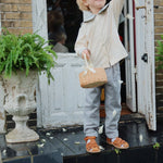 Konges Sløjd A/S WOVEN PANTS ashley blue