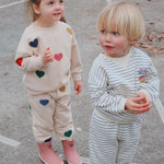 Konges Sløjd A/S JERSEY PANTS multi heart