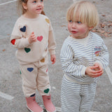 Konges Sløjd A/S JERSEY PANTS multi heart