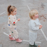 Konges Sløjd A/S JERSEY PANTS multi heart