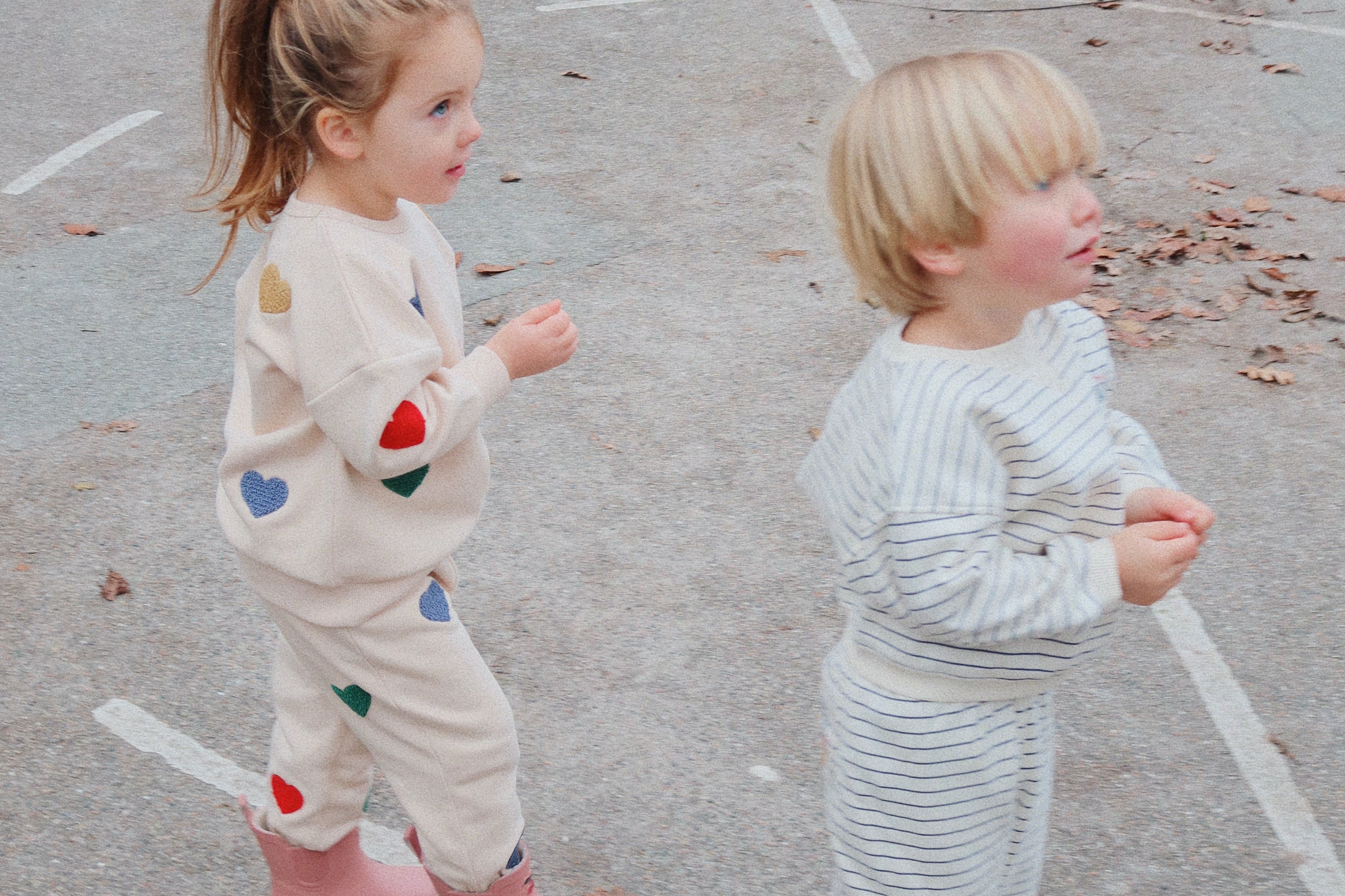 Konges Sløjd A/S JERSEY PANTS multi heart