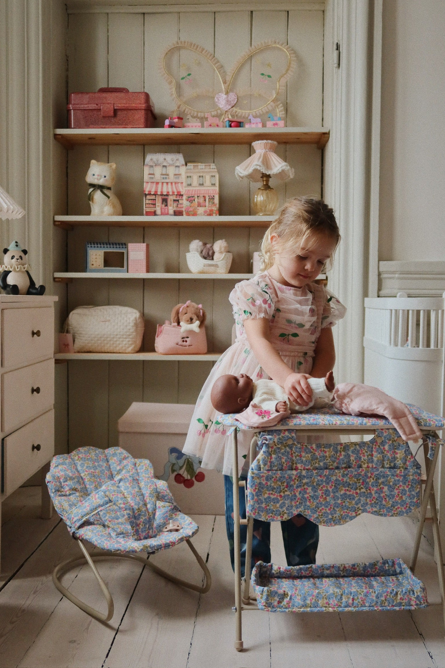 TULLIE DRESS - ma grande cerise pink glitter – Konges Sløjd®