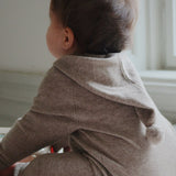 Konges Sløjd A/S KNITTED ROMPERS & ONESIES light brown