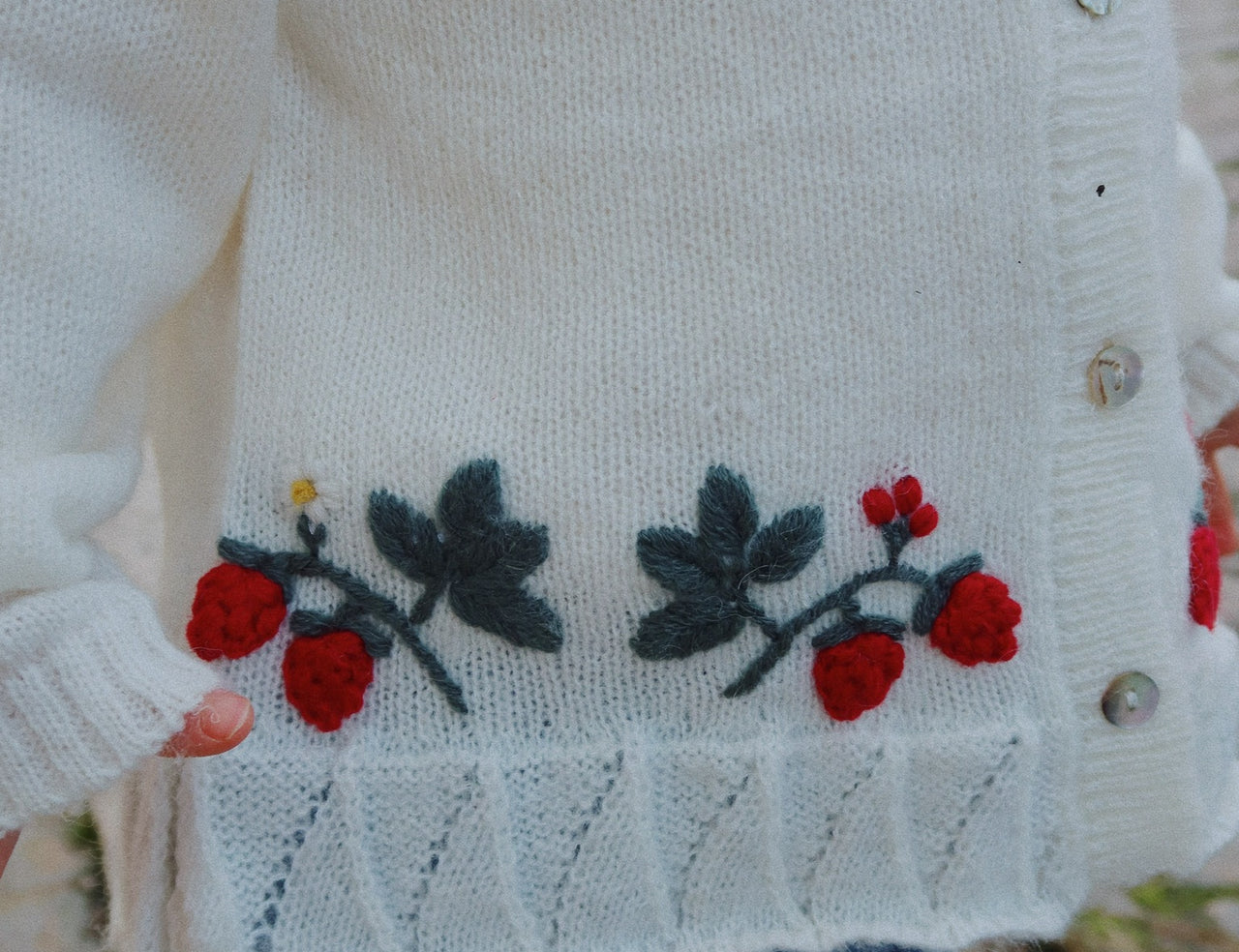 Konges Sløjd A/S KNITTED CARDIGANS bright white