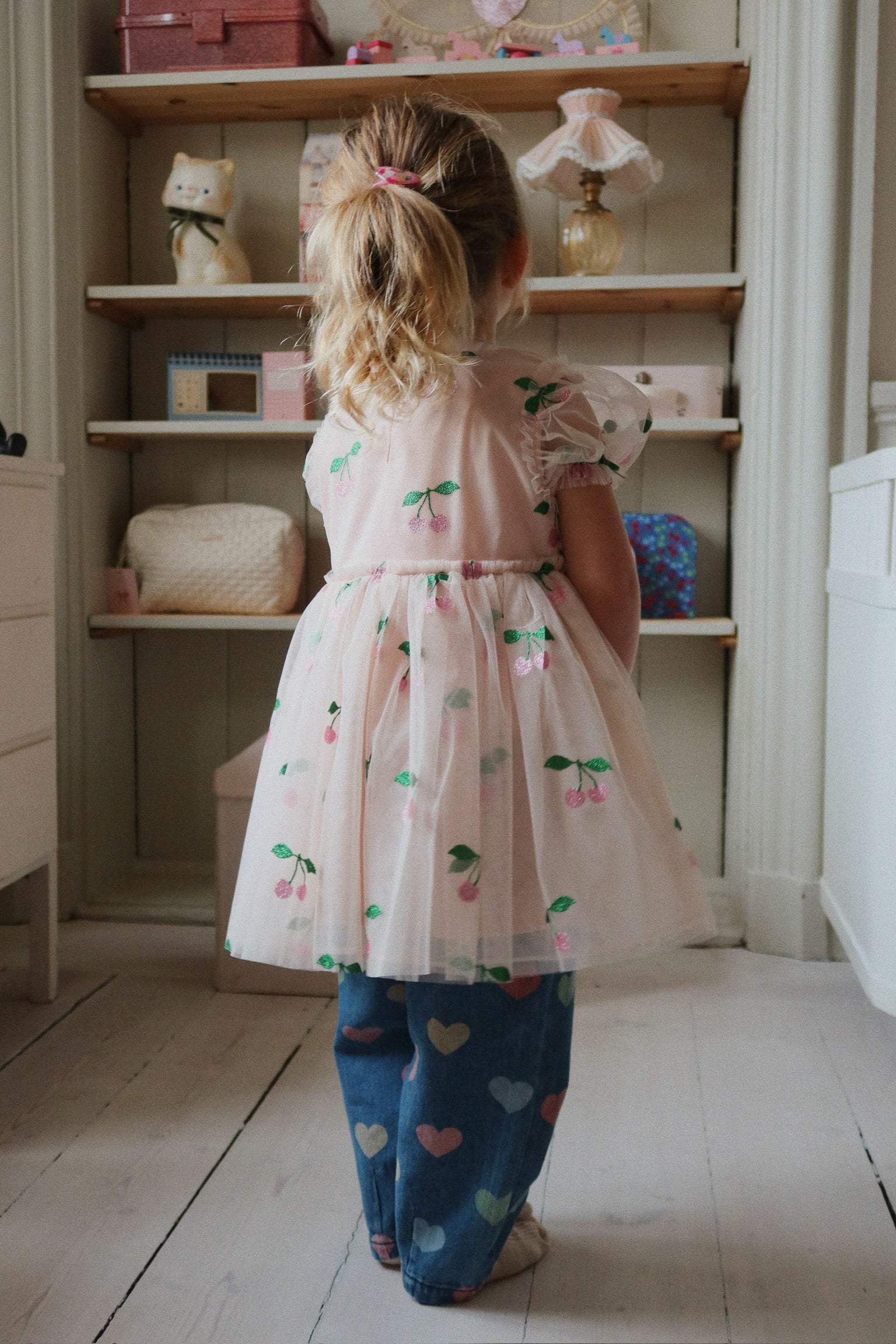 yuyu　 kongessloejd tullie dress TULLIE DRESS - ma grande cerise pink glitter – Konges Sløjd®
