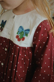 Konges Sløjd A/S WOVEN DRESSES cabernet dot