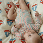Konges Sløjd A/S BODYSTOCKINGS stripe tricolore petit