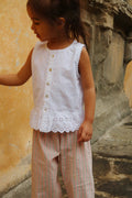 Konges Sløjd A/S WOVEN SHORT SLEEVE SHIRTS bright white