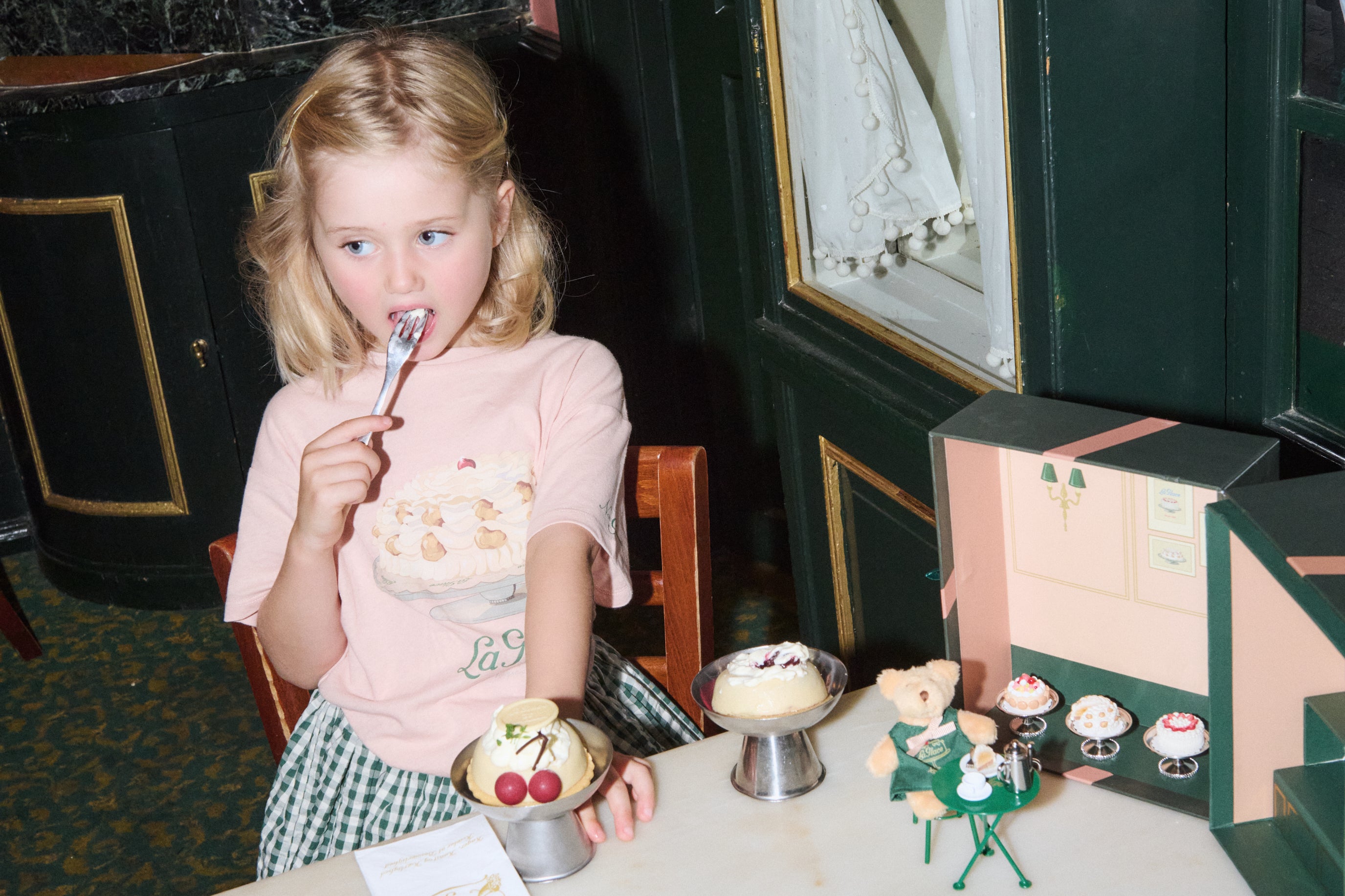 Konges Sløjd A/S TEDDY BEARS green check