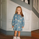 Konges Sløjd A/S WOVEN JACKETS & VESTS bow kitty denim