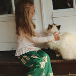 Konges Sløjd A/S WOVEN PANTS dot miao verde