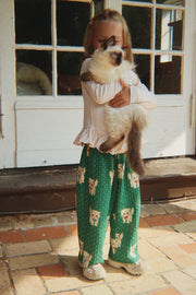 Konges Sløjd A/S WOVEN PANTS dot miao verde