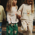 Konges Sløjd A/S WOVEN PANTS dot miao verde