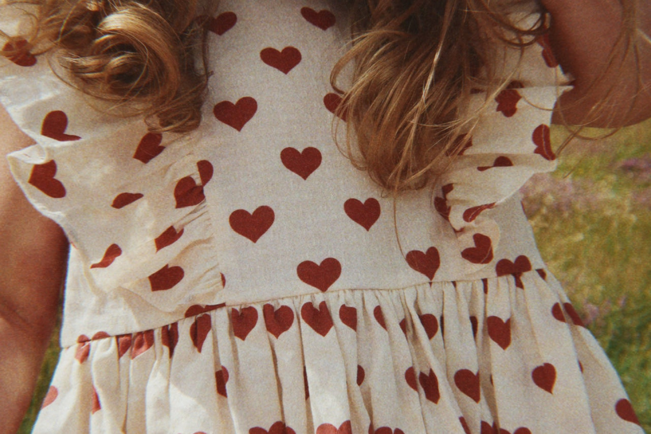 Konges Sløjd A/S WOVEN DRESSES amour rouge