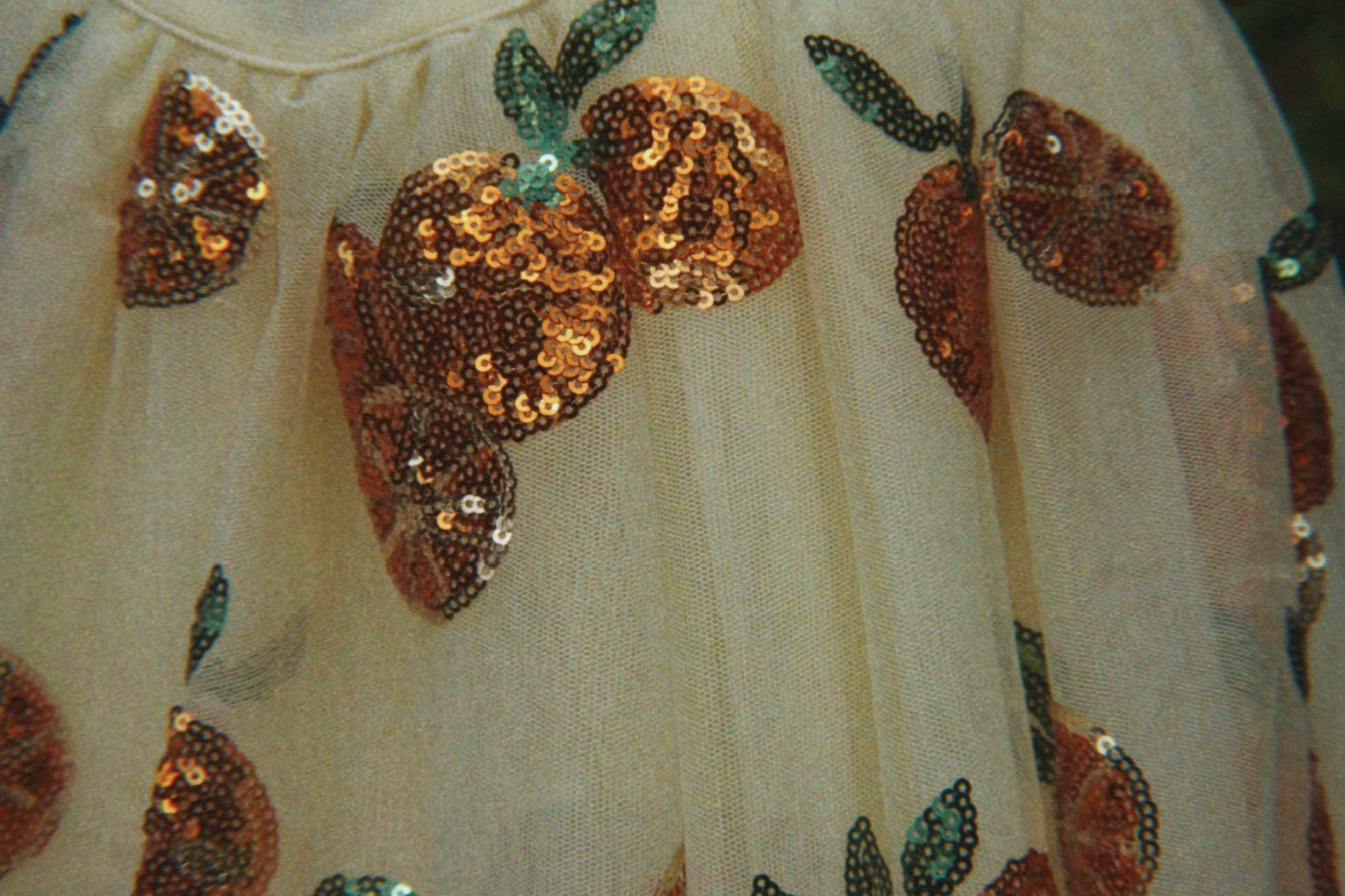 Konges Sløjd A/S WOVEN DRESSES arancia sequin