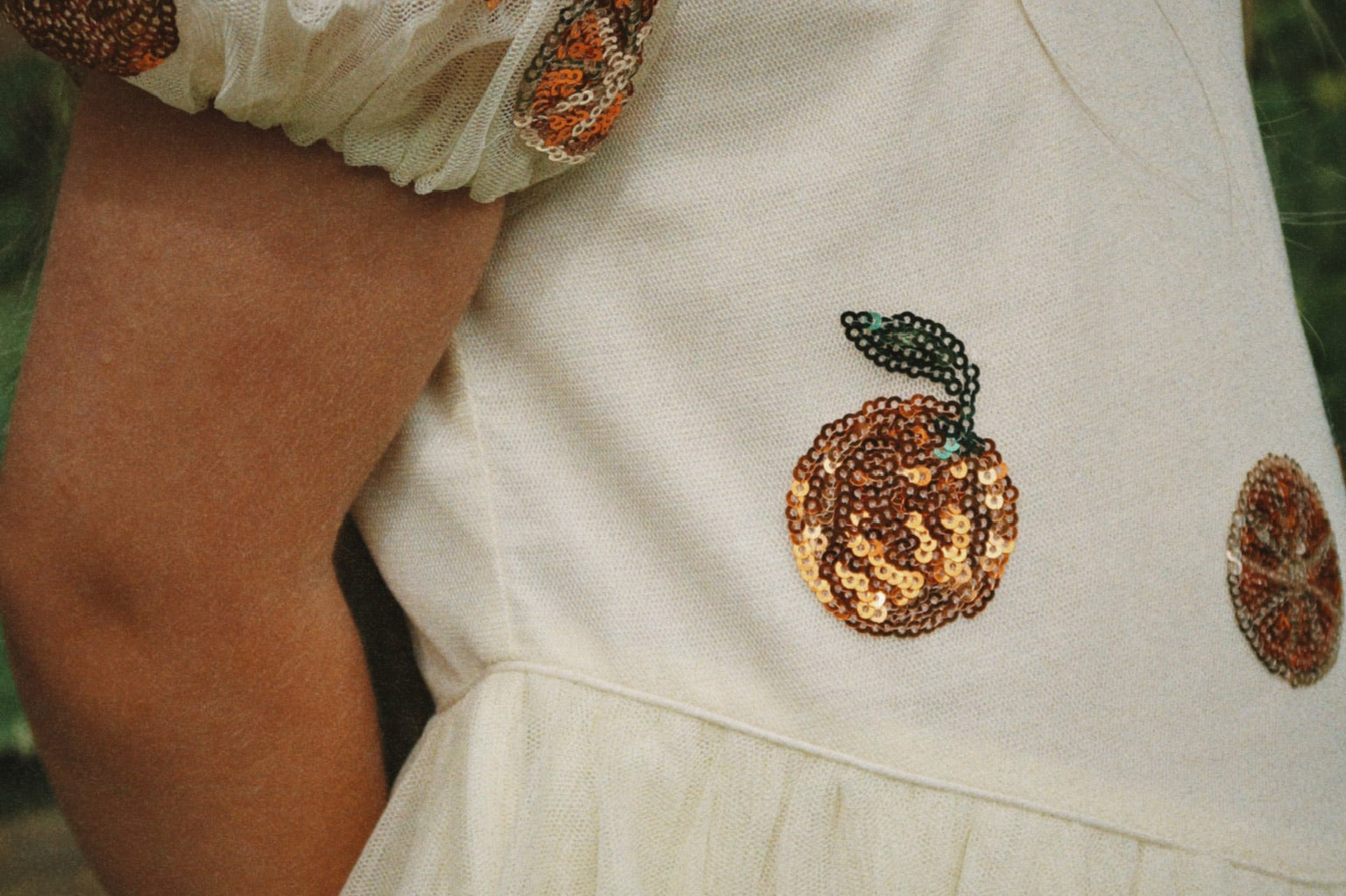 Konges Sløjd A/S WOVEN DRESSES arancia sequin