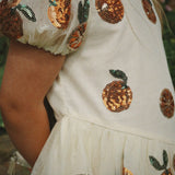 Konges Sløjd A/S WOVEN DRESSES arancia sequin