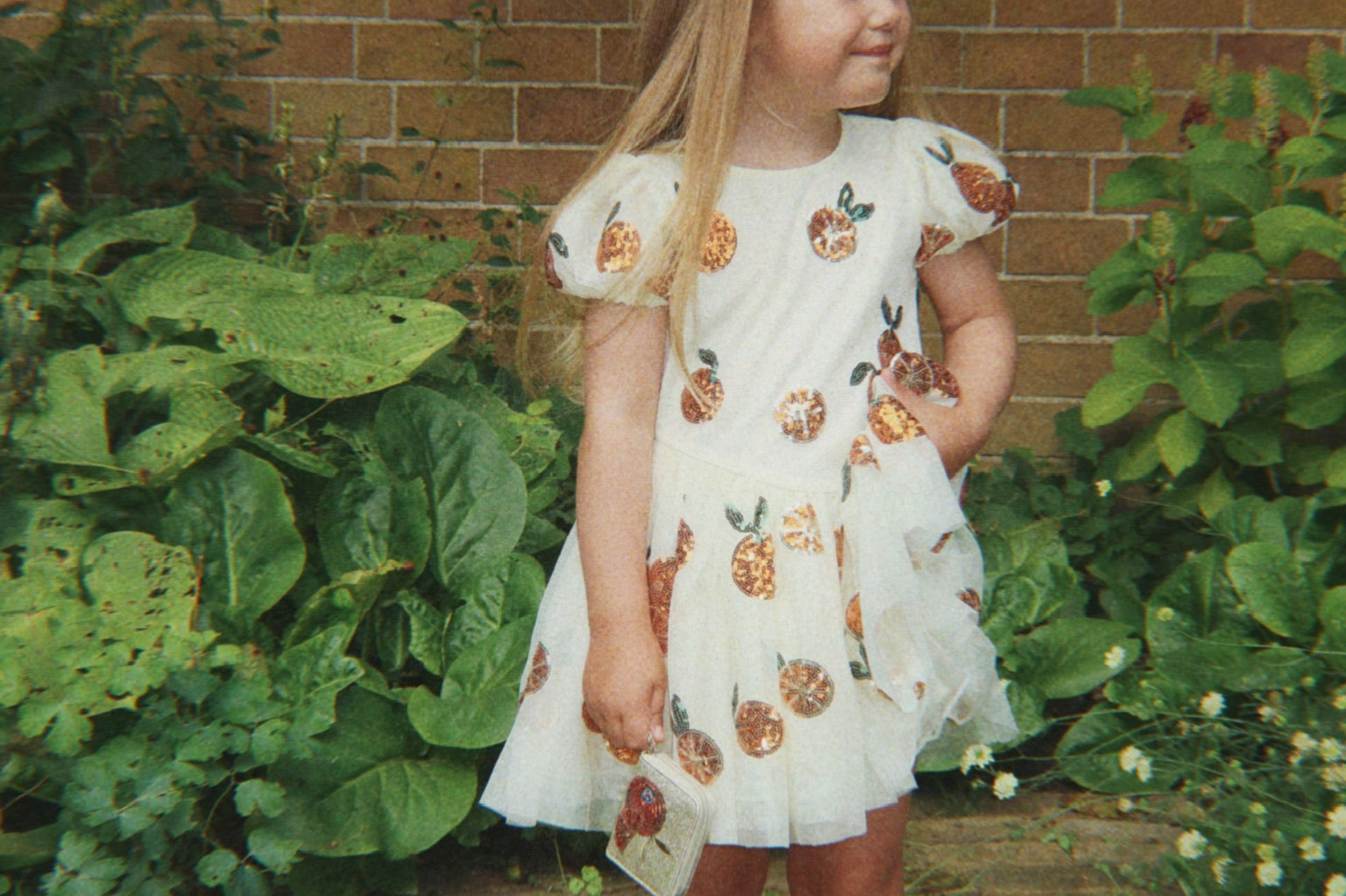 Konges Sløjd A/S WOVEN DRESSES arancia sequin