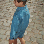 Konges Sløjd A/S WOVEN SHORTS & BLOOMERS denim blue
