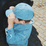 Konges Sløjd A/S WOVEN SHORTS & BLOOMERS denim blue