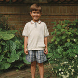 Konges Sløjd A/S WOVEN SHORTS & BLOOMERS flint check/cilantro