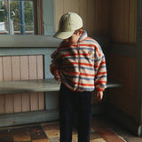 Konges Sløjd A/S TEDDY & FLEECE tangerine stripe