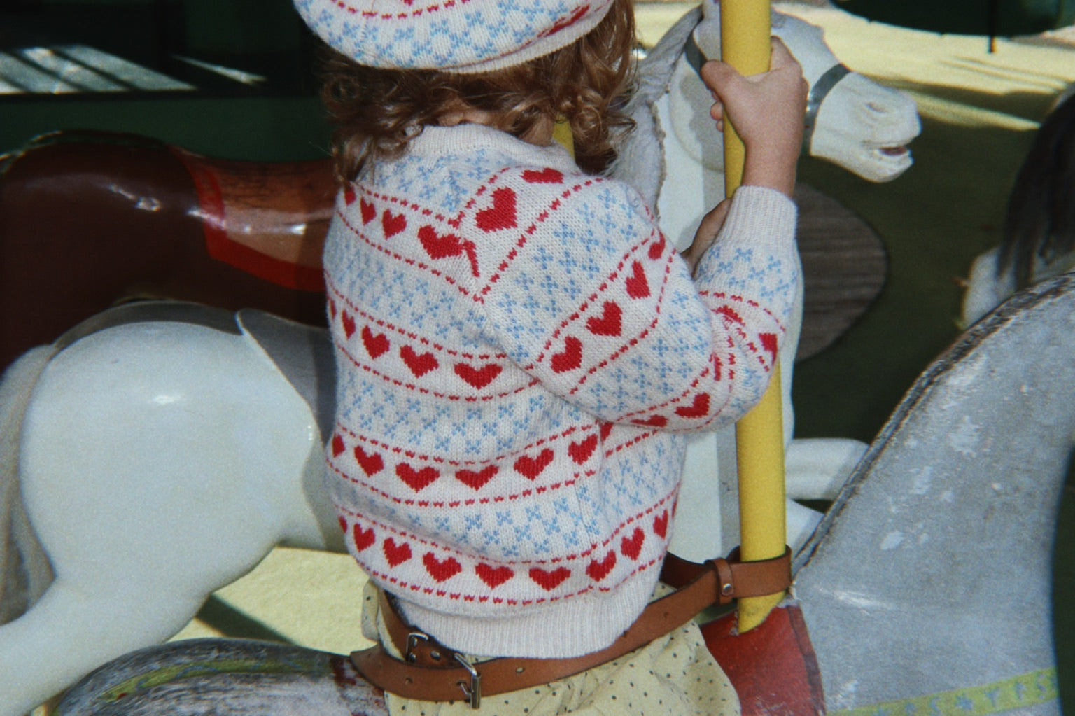 Konges Sløjd A/S WOVEN PANTS dot leek