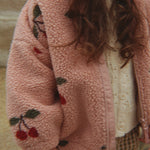 Konges Sløjd A/S TEDDY & FLEECE ma grande cerise