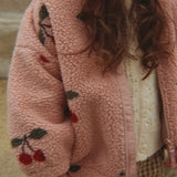 Konges Sløjd A/S TEDDY & FLEECE ma grande cerise