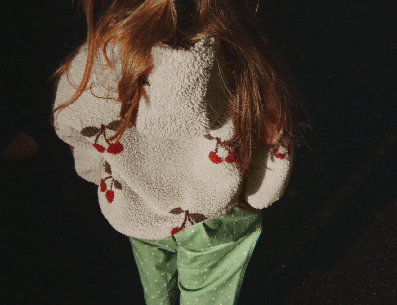 Konges Sløjd A/S TEDDY & FLEECE ma grande cerise