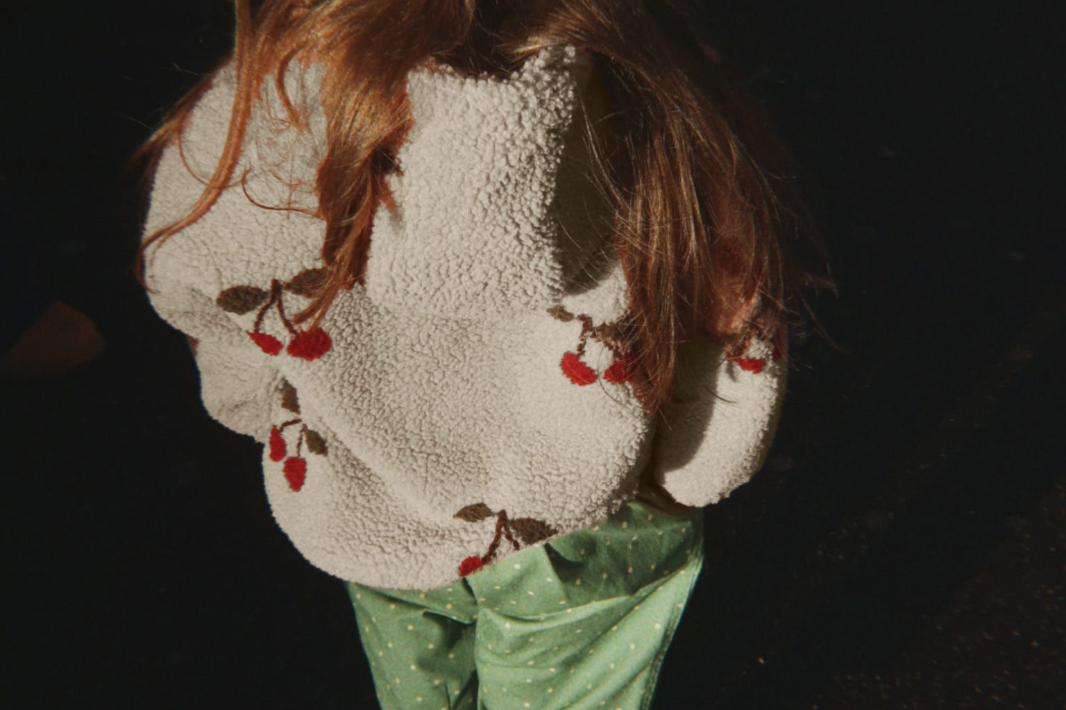 Konges Sløjd A/S WOVEN PANTS dot pistacchi