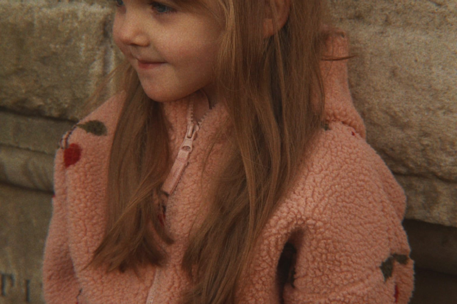 Konges Sløjd A/S TEDDY & FLEECE ma grande cerise