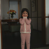 Konges Sløjd A/S KNITTED PANTS silver pink