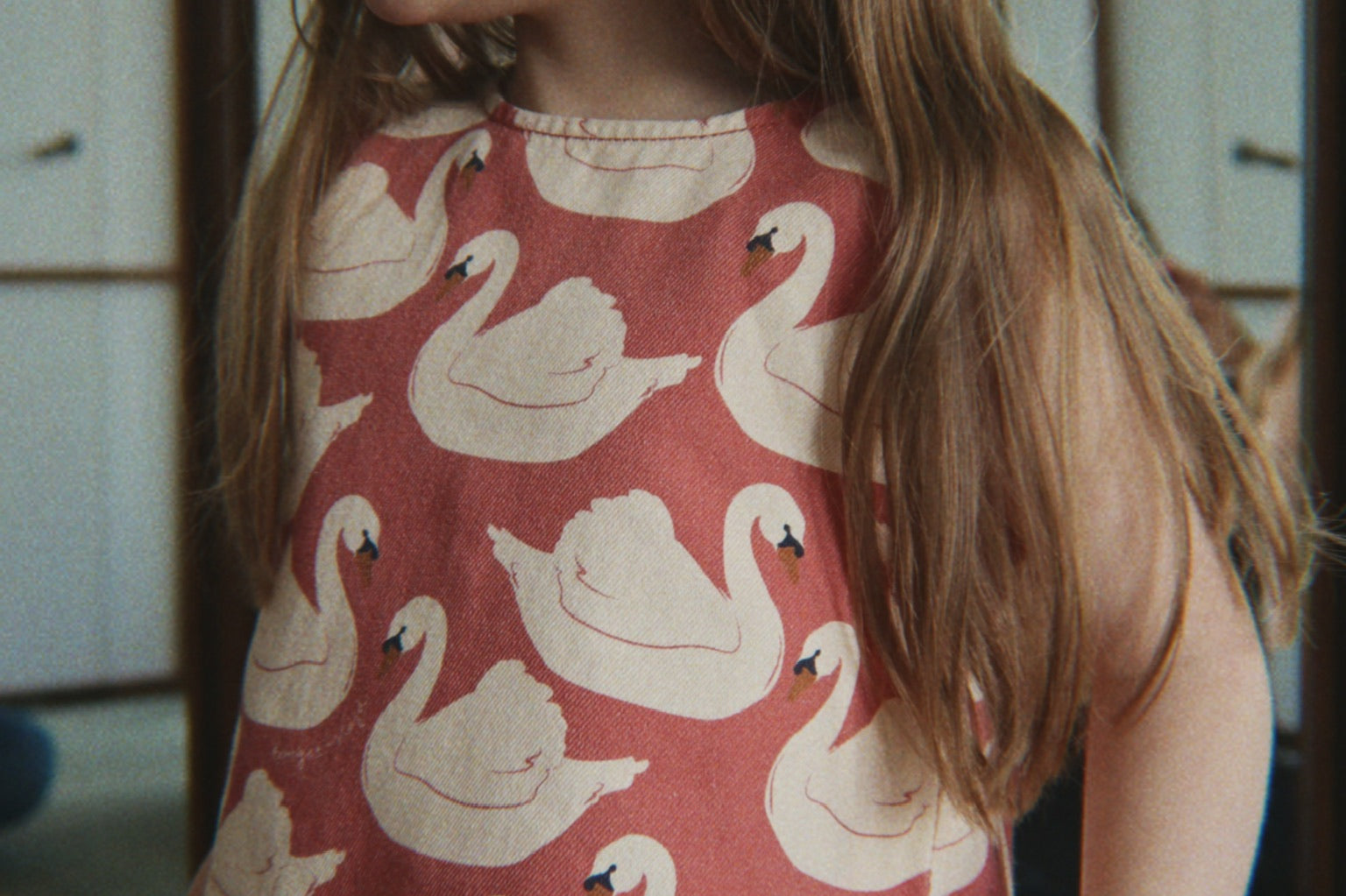 Konges Sløjd A/S WOVEN DRESSES swan rose