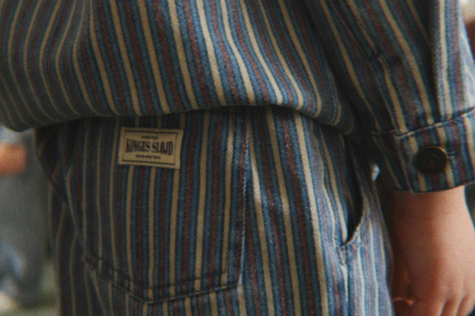 Konges Sløjd A/S WOVEN PANTS tricolore bleu