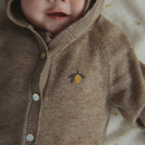 Konges Sløjd A/S KNITTED ROMPERS & ONESIES light brown