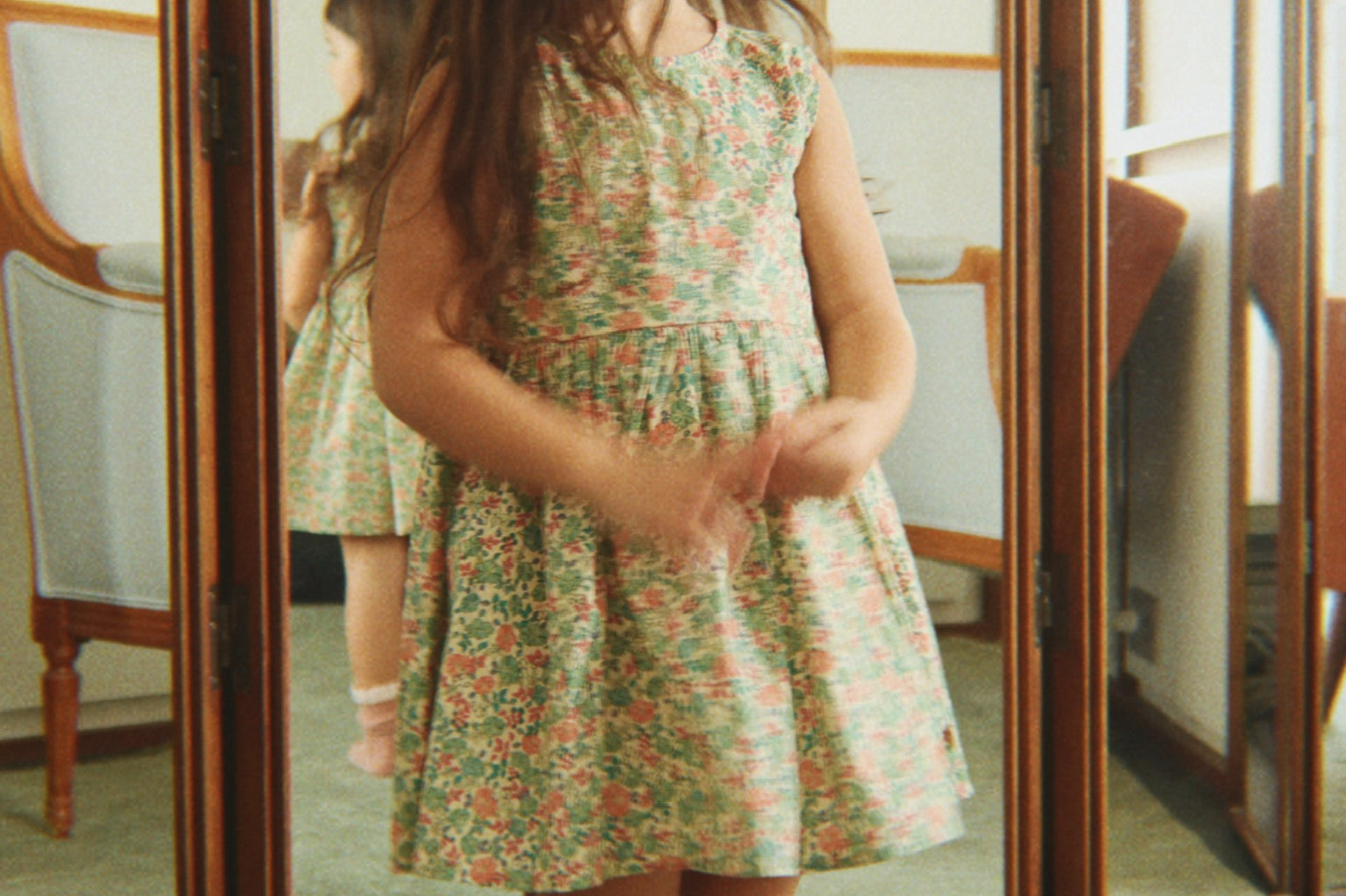 Konges Sløjd A/S WOVEN DRESSES carlie verde